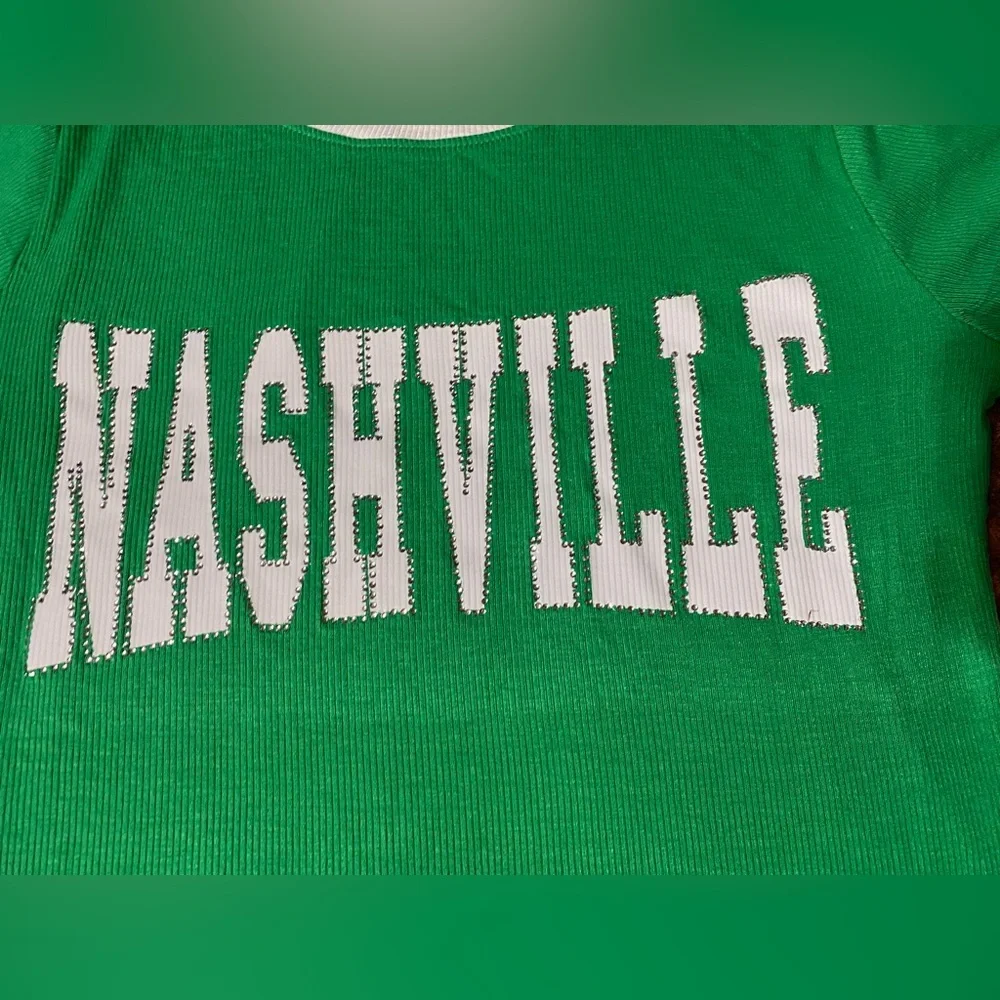 NASHVILLE rhinestone tshirt - Picture 4 of 6